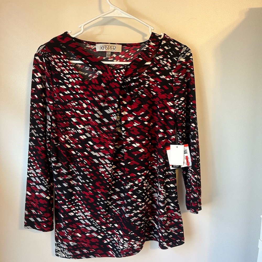 Kasper women’s‎ dress blouse XS
